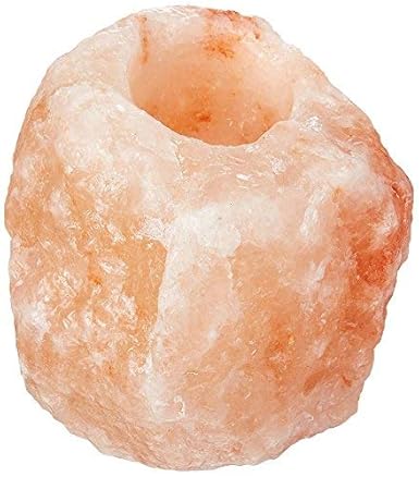 MEGHA Natural Himalayan Salt lamp Tea Light Holder (Pink)