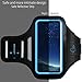 LOVPHONE Galaxy S8 Plus/S9 Plus Armband Sport Running Exercise Gym Sportband Case for Samsung Galaxy S8 Plus/S9 Plus,Fingerprint Sensor Access Supported,Water Resistant and Sweat-Proof(Blue)