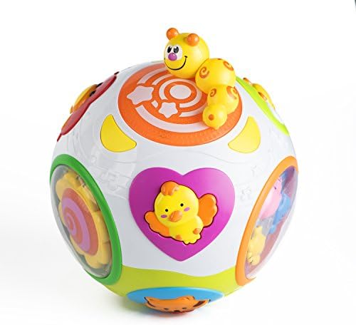 Playfulution Magical Rolling Light and Move Learning Activity Ball with Music