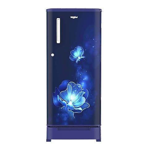 Whirlpool 190 L 4 Star Inverter Direct-Cool Single Door Refrigerator (WDE 205 ROY 4S INV, Sapphire Radiance, Inverter Compressor) with Base-Draw