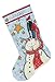 Dimensions Crafts 70-08924 Needlecrafts Counted Cross Stitch Stocking Kit, Tall Hat Snowman