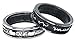 Angel White and Demon Black Sigil Rings (Size N , US 7)