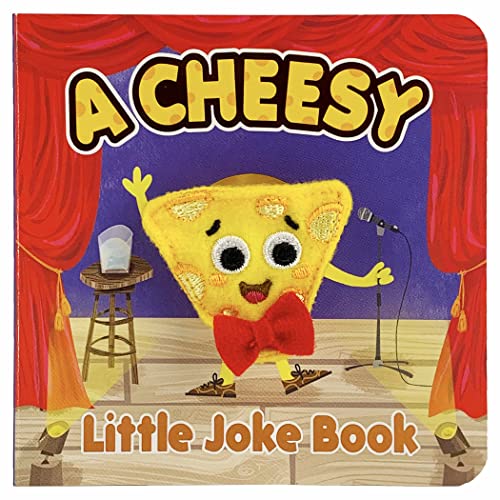 A Cheesy Little Joke Book: Finger Puppet Board Book with Simple Silly Fun for Toddlers