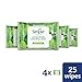 Simple Compostable Cleansing Wipes Facial Wipes for Removing Makeup Kind to Skin No Artificial Perfume or Color, Paraben Free, Phthalate Free 25 Wipesthumb 3