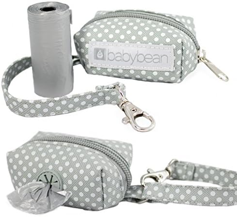 Baby Diaper Bag Dispenser, Includes Roll of Unscented Disposable Refill Bags | Waste Bag Holder for Stroller