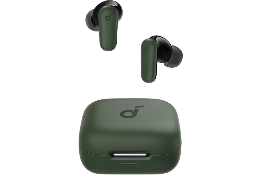 Soundcore P30i by Anker Noise Cancelling Earbuds, Hands-Free Viewing | Strong and Smart Noise Cancelling, Powerful Bass, 45H Playtime, 2-in-1 Case and Phone Stand, IP54, Bluetooth 5.4