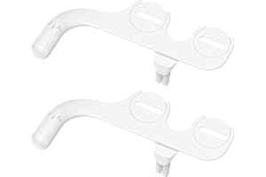 SAMSICHI Bidet Attachment for Toilet, 2 Pack Retractable Cold Water Bidets for Existing Toilets, Bidet Toilet Seat Attachment for Frontal & Rear Wash, Bidet Attachment with Water Pressure Control