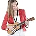 Moozikpro Ukulele Strap - Hawaiian Style & Button-Free - Better Than Kala Ukulele Strap