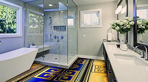 Ruvitex 3d Floor Vinyl Pvc Decor Bathroom Flooring Carpet Sticker