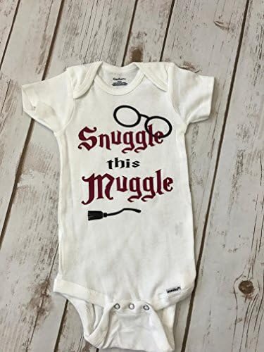 Snuggle This Muggle Harry Potter Onesie Muggle Onesie Custom Onesie Harry Potter Baby Shower Muggle Shirt Personalized Onesie