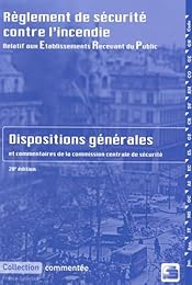 Règlement de sécurité contre l'incendie relatif aux établissements recevant du public