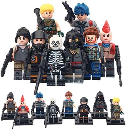 FortGear Toy Figures 8pcs in 1 Set - Battle Royal Figures for Boys, Girls and Battle Royal Fans