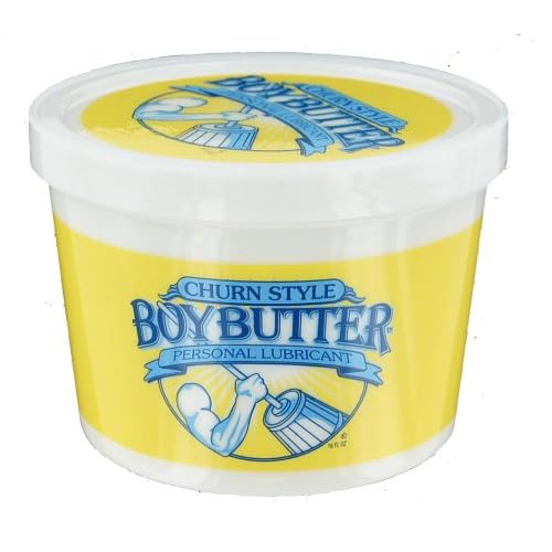 Boy Butter Personal Lubricant 16-Ounce Tubs (Pack of 2) image