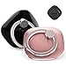 ESR [2-Pack] Finger Ring Stand, Ring Holder/Finger Grip/Kickstand/Mount Universal [Washable] [Removable] Zinc Alloy Finger Loop for iPhone 7/7 plus/6s/6 Galaxy S8 S8+, Black+Rose Gold