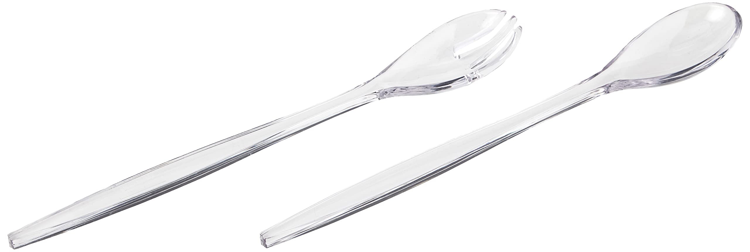 Guzzini Salad Servers, Transparent, 28 cm
