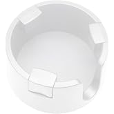 Bonsicoky Anti Spill Cup Holder, White | Adjustable, Plastic, Adhesive, For Desk Home Office Couch Table