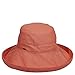Scala Hats Cotton Big Brim w/ Drawstring (One Size - Grapefruit)