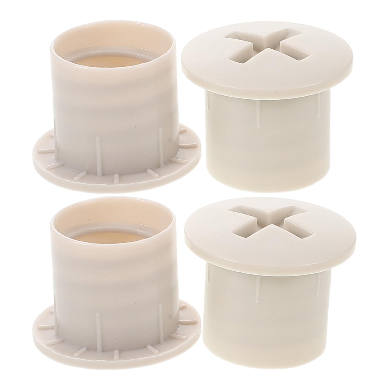 BESPORTBLE 4pcs Children Slide Fixing Screw Caps: Plastic Replacement Parts for Kids Slides Accessory Play Equipment Cap Grey