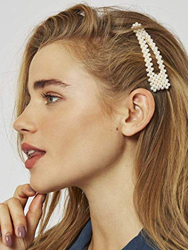 Pearl Hair Clips for Women Girls Acrylic Resin Hair Barrettes Fashion Korean Style Hair Hairpins Headwear Styling Tools Hair Accessories (20 PCS) - Thumbnail 5
