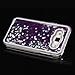 Galaxy J7 Case,J7 Case,NSSTAR Galaxy J7 [Liquid] [Glitter] Case,Creative Design Flowing Liquid Floating Bling Glitter Sparkle Stars Clear Hard Case for Samsung Galaxy J7 SM-J700 (Purple)