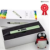 3D Pen by 3D PENTASTIC Professional 3D Printing Pen, Low Temperature 3D Pen for Kids, New Technology, Won't Clog, Safe for Kids, OLED Display Comes w/ 4 x PCL Filaments & 3D Drawing Templates