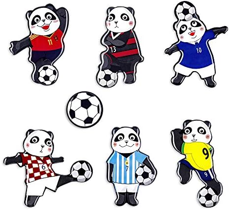 Strong Fridge Magnets, Refrigerator Magnets, 6 Pcs 3D Funny Cute Panda Magnets Perfect for Magnetic Message Whiteboard, Office Cabinets, Best Home Decorations Gift for Kids and Adult (Panda Magnets C)