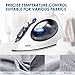 Deik Iron, Steam Iron, 1500 Watt Dry and Steam 2 in 1 Clothes Iron, Anti-drip Nonstick Stainless Steel Iron with Steam Control and 8' 360-degree Swivel Cord, Automatic Shut off, Self- Clean