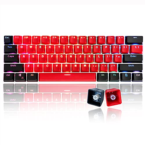 GTSP Red 61 Keycap Set PBT OEM