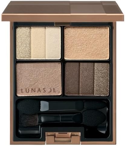 Kanebo Lunasol Three Dimensional Eyes Eyeshadow 01 Neutral Beige, 02 Soft Beige, 04 Cool Beige, 05 Deep Beige (01 Neutral Beige) by Kanebo Lunasol