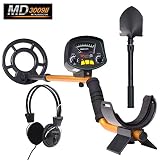 Wedigout Metal Detector MD-3009II Gold Detectors Treasure Finder Detectors Within 8 Inches Adjustable Sensitivity and Headphone Jack