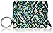 Vera Bradley Women's Cotton Campus Double Id Case Wallet, Rain Forest, One Size