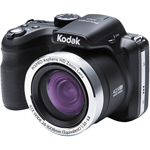 KODAK-PIXPRO-AZ421-Astro-Zoom-Digital-Camera-with-32GB-Card-Case-BatteryCharger-Tripod-Kit