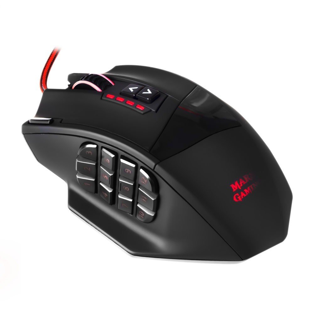 Mars Gaming MM Ratón gaming para PC DPI sensor láser Avago iluminación