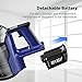 Eureka NEC122 PowerPlush Cordless Vacuum Cleaner, Handheld Vacuum, Hard Floor Stick Vacuum Cleaner, Blue