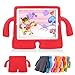 Lioeo iPad Air 2 Kids Case iPad Air Kids Case Cute 3D Cartoon Light Weight Shock Proof Protection Cases EVA Foam Protective Children Cases and Covers for Apple iPad 5 6 Generation New iPad 2017 (Red)