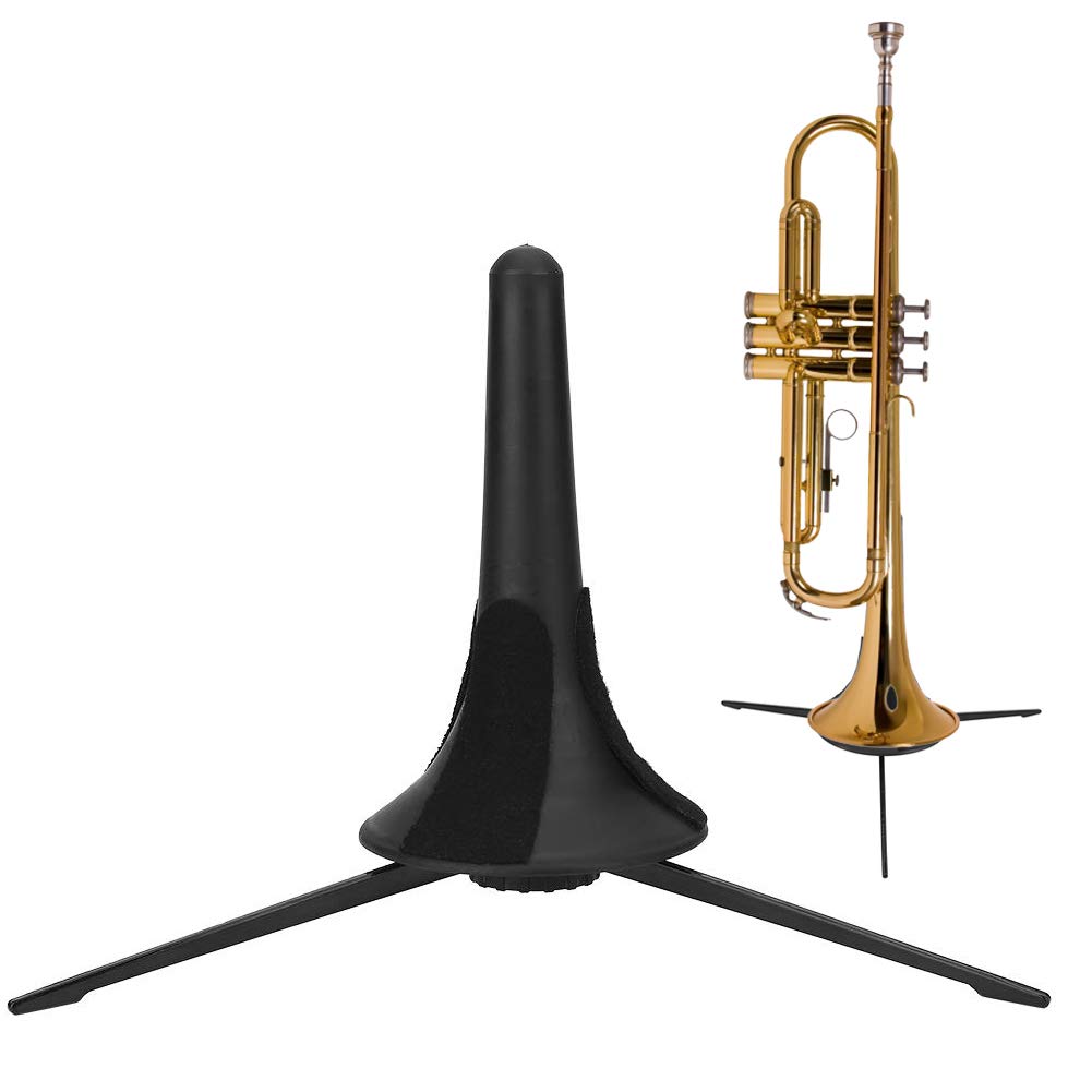 Portable Tripod Trumpet Stand, Folding Metal Support for Trumpets, Retractable Design, Prevent Scratches