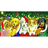 Stocking Puppies a 500-Piece Jigsaw Puzzle by Sunsout Inc.