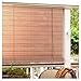 Radiance 0321256 Vinyl PVC Roll Up Blind, Woodgrain, 60 Inch Wide x 72 Inch Long