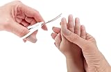 Dreambaby Infant Safety Nail Trimmer Scissors Rounded Tip White Grey view 2