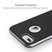 iPhone 7 Plus Case, ROCK [Royce Stand] - Black & Iron Grey [Ultra Thin][Kickstand][Metal Texture Side Buttons][Dual Layered][Slim Fit][Hard PC + Soft TPU] For Apple iPhone 7 Plus (2016)