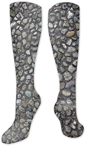 PHOSUP Rock Structure Ground Compression Socks for Women&Men-Best for Running,Cycling,Sports,Nurse,Warm