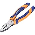 WISEPRO 6"/ 7"/ 8" Combination Pliers Lineman Pliers Multifunctional Tools with Side Cutter (60CRV Chrome Vanadium Steel)