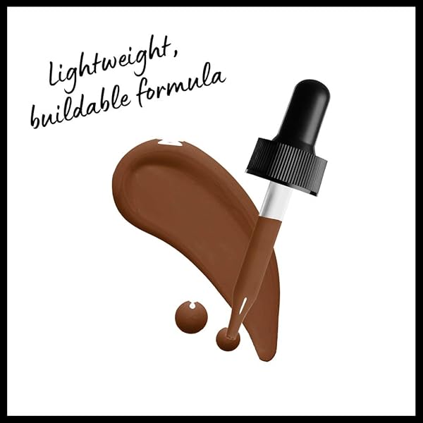 NYX PROFESSIONAL MAKEUP TOTAL CONTROL PRO DROP FOUNDATION, SKIN-TRUE BUILDABLE COVERAGE – MOCHA