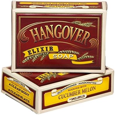 Dr Smellwells Old Fashion HANG OVER ELIXIR Goats Milk Soap Cucumber Melon unisex