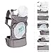 Mo+m Fashion Convertible Baby Carrier w/ Interchangeable Design Panels - Sling for Infants up to Toddler Age - Head Support, Protective Hood, Storage Pockets, Bottle Pouch & Mesh Cooling Window