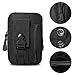 CAMTOA Multi-Purpose Poly Tool Holder EDC Pouch Camo Bag Military Nylon Utility Tactical Waist Pack Camping Hiking Pouch (Black 1)