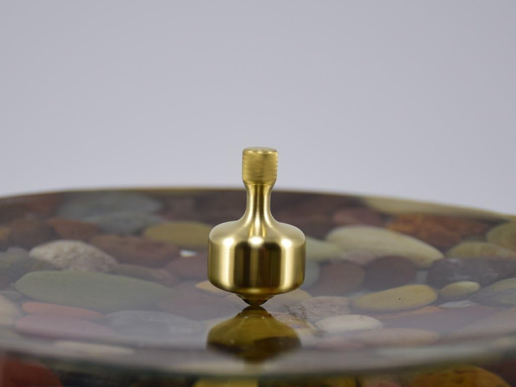 Jefferson BRASS Spinning Top - Precision CNC Made in the USA