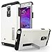 Spigen Slim Armor Galaxy Note 4 Case with Air Cushion Technology and Hybrid Drop Protection for Samsung Galaxy Note 4 2014 - Shimmery White