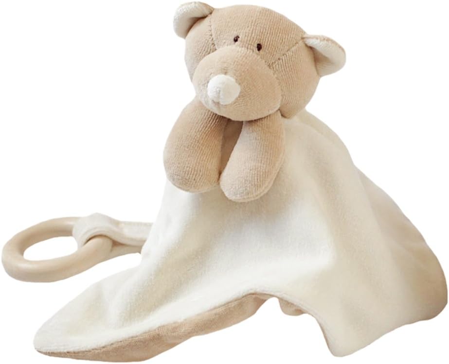 Wooly Organic Soft Toy Teddy Comforter (Newborn, Beige)
