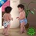ArtOfLife Baby Cloth Diapers 6 Pack with 6 Inserts Adjustable Washable and Reusable Dipaers Fitted for Baby Girls and Baby Boys